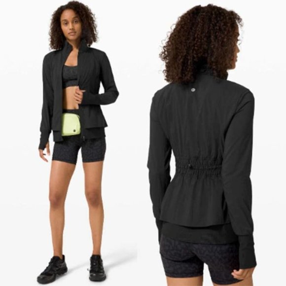 Lululemon Sights Seen Lightweight Drawcord Jacket Women's Black Size: 2 NWOT - Picture 8 of 8